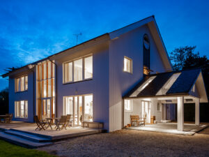 The Art House at night
